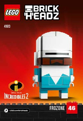 Building Instructions - LEGO - BrickHeadz - 41613 - Mr. Incredible & Frozone: Page 1