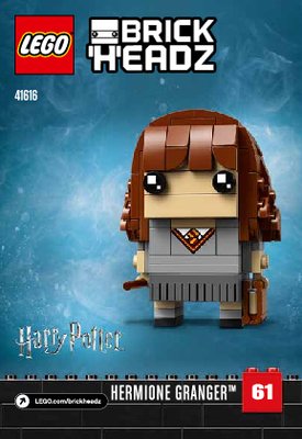 Building Instructions - LEGO - 41616 - Hermione Granger™: Page 1