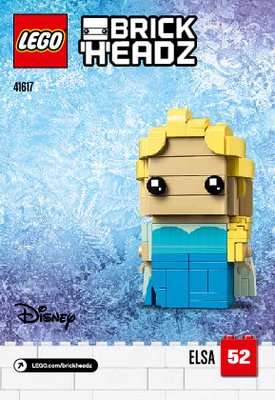 Building Instructions - LEGO - 41617 - Elsa: Page 1