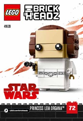 Building Instructions - LEGO - 41628 - Princess Leia Organa™: Page 1