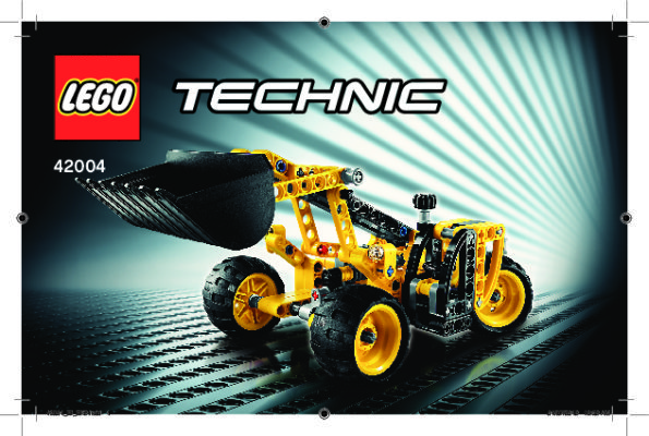 Building Instructions - LEGO - Technic - 42004 - Mini Backhoe Loader: Page 1