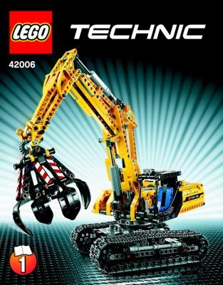 Building Instructions - LEGO - Technic - 42006 - Excavator: Page 1