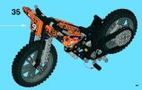 Building Instructions - LEGO - Technic - 42007 - Moto Cross Bike: Page 57