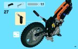 Building Instructions - LEGO - Technic - 42007 - Moto Cross Bike: Page 33