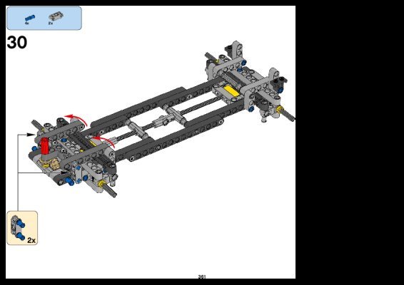 Building Instructions - LEGO - Technic - 42009 - Mobile Crane MK II: Page 1