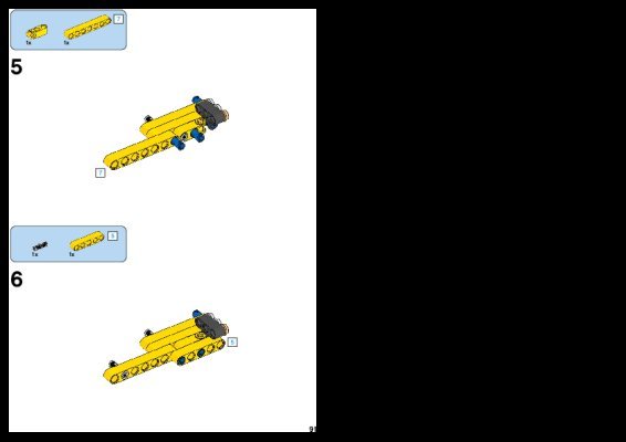 Building Instructions - LEGO - Technic - 42009 - Mobile Crane MK II: Page 1