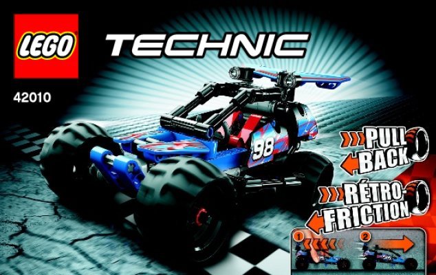 Building Instructions - LEGO - Technic - 42010 - Off-road Racer: Page 1