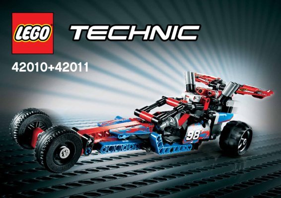 Building Instructions - LEGO - Technic - 42011 - Race Car: Page 1