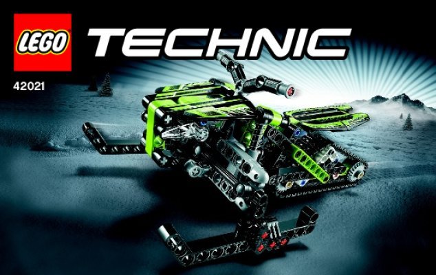 Building Instructions - LEGO - Technic - 42021 - Snowmobile: Page 1