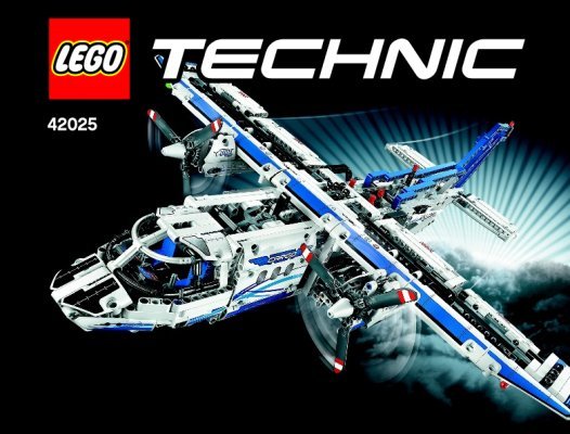 Building Instructions - LEGO - Technic - 42025 - Cargo Plane: Page 1