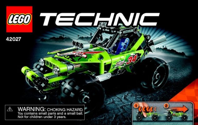 Building Instructions - LEGO - Technic - 42027 - Desert Racer: Page 1