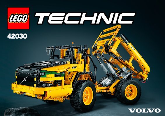 Building Instructions - LEGO - Technic - 42030 - Remote-Controlled VOLVO L350F Wheel Loader: Page 1