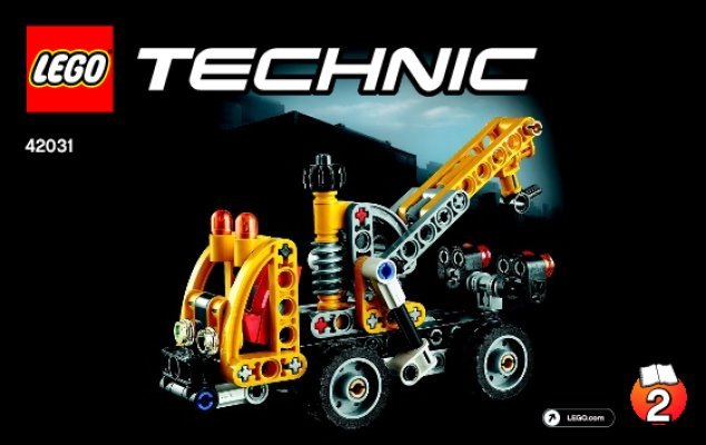 Building Instructions - LEGO - Technic - 42031 - Cherry Picker: Page 1