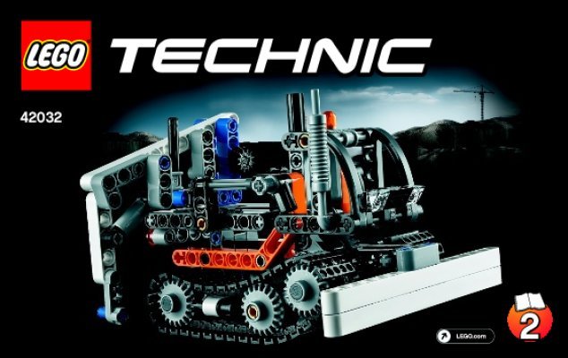 Building Instructions - LEGO - Technic - 42032 - Compact Tracked Loader: Page 1