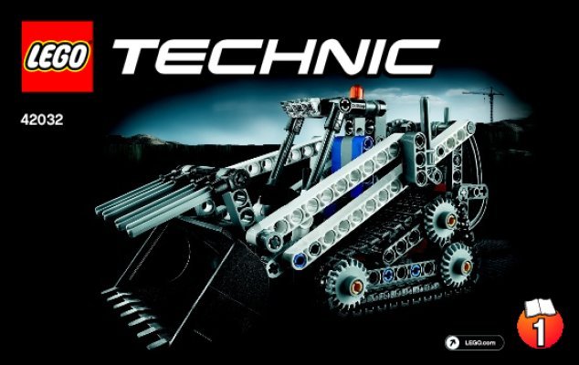 Building Instructions - LEGO - Technic - 42032 - Compact Tracked Loader: Page 1