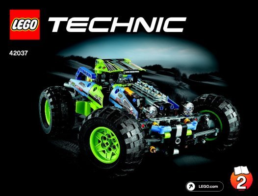 Building Instructions - LEGO - Technic - 42037 - Formula Off-Roader: Page 1