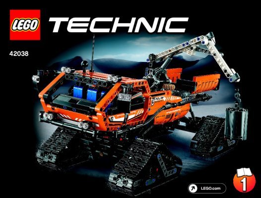 Building Instructions - LEGO - Technic - 42038 - Arctic Truck: Page 1