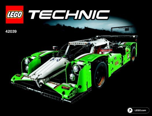 Building Instructions - LEGO - Technic - 42039 - 24 Hours Race Car: Page 1