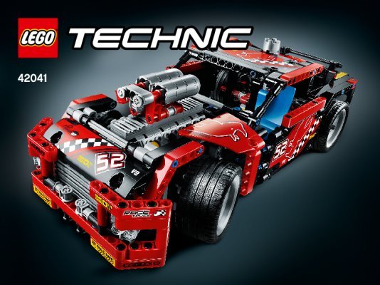 Building Instructions - LEGO - Technic - 42041 - Race Truck: Page 1