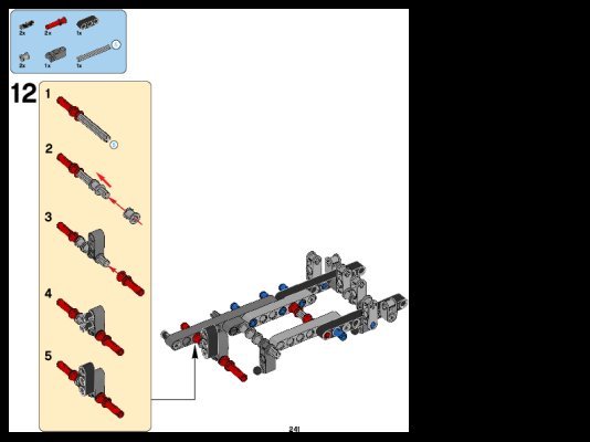 Building Instructions - LEGO - Technic - 42043 - Mercedes-Benz Arocs 3245: Page 1