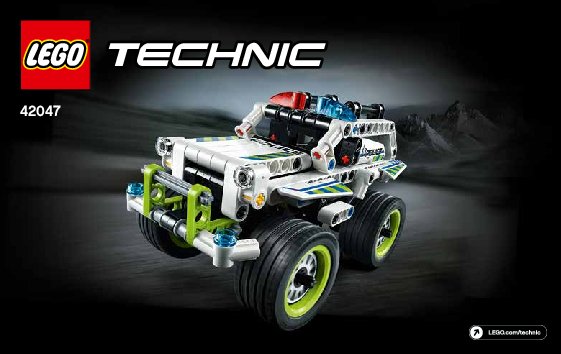 Building Instructions - LEGO - Technic - 42047 - Police Interceptor: Page 1