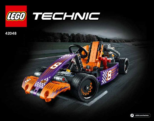 Building Instructions - LEGO - Technic - 42048 - Race Kart: Page 1