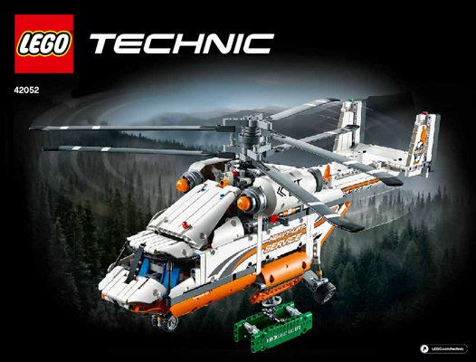 Building Instructions - LEGO - Technic - 42052 - Heavy Lift Helicopter: Page 1