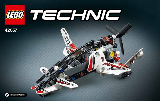 Building Instructions - LEGO - Technic - 42057 - Ultralight Helicopter: Page 1