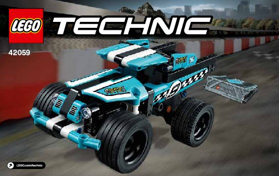 Building Instructions - LEGO - Technic - 42059 - Stunt Truck: Page 1