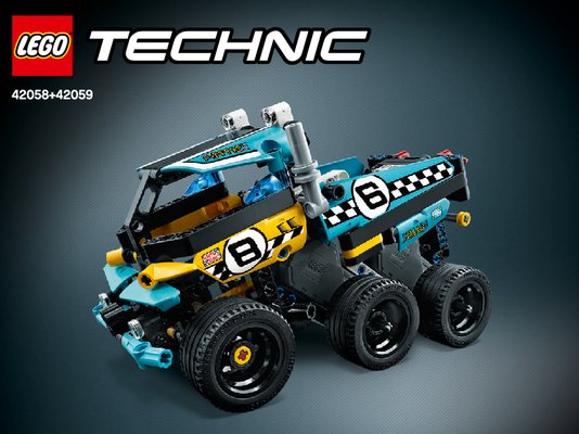 Building Instructions - LEGO - Technic - 42059 - Stunt Truck: Page 1