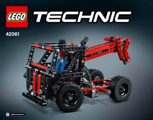 Building Instructions - LEGO - Technic - 42061 - Telehandler: Page 1