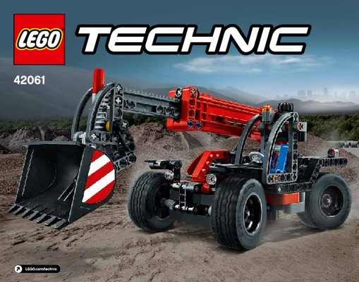 Building Instructions - LEGO - Technic - 42061 - Telehandler: Page 1