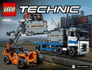 Building Instructions - LEGO - Technic - 42062 - Container Yard: Page 1