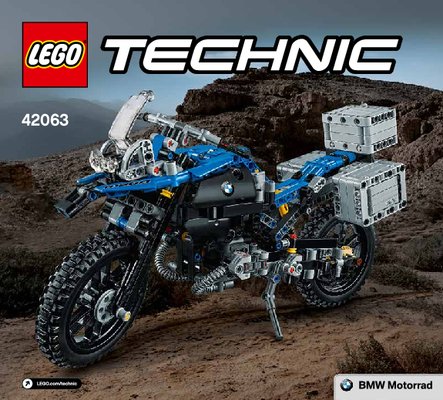 Building Instructions - LEGO - Technic - 42063 - BMW R 1200 GS Adventure: Page 1