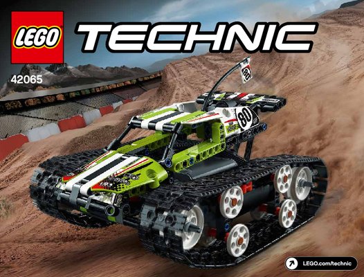 Building Instructions - LEGO - Technic - 42065 - RC Tracked Racer: Page 1