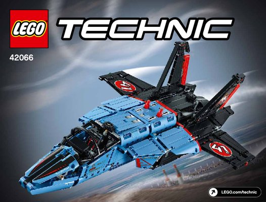 Building Instructions - LEGO - Technic - 42066 - Air Race Jet: Page 1