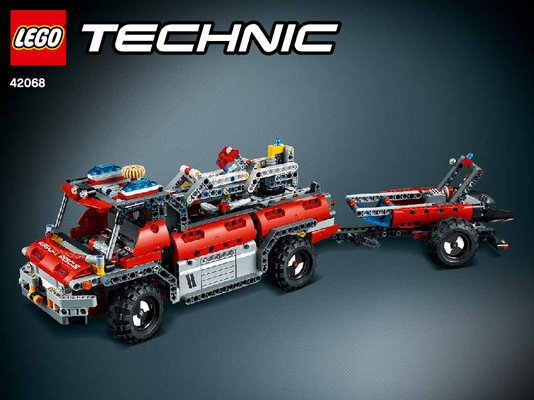 Building Instructions - LEGO - Technic - 42068 - Airport Rescue Vehicle: Page 1