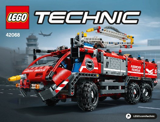 Building Instructions - LEGO - Technic - 42068 - Airport Rescue Vehicle: Page 1