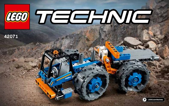 Building Instructions - LEGO - Technic - 42071 - Dozer Compactor: Page 1