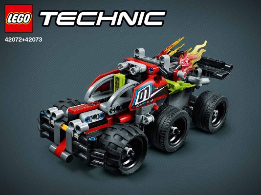 Building Instructions - LEGO - Technic - 42072 - WHACK!: Page 1