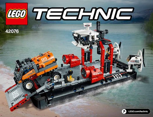 Building Instructions - LEGO - Technic - 42076 - Hovercraft: Page 1