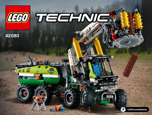 Building Instructions - LEGO - 42080 - Forest Machine: Page 1