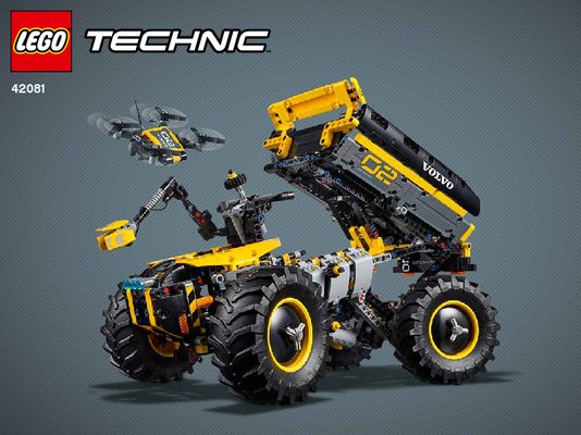 Building Instructions - LEGO - 42081 - Volvo Concept Wheel Loader ZEUX: Page 1