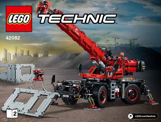 Building Instructions - LEGO - 42082 - Rough Terrain Crane: Page 1