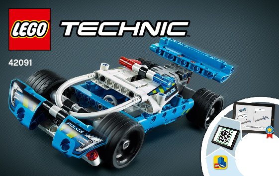 Building Instructions - LEGO - 42091 - Police Pursuit: Page 1