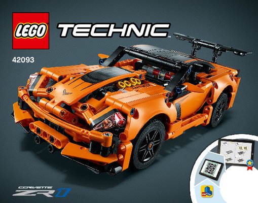 Building Instructions - LEGO - 42093 - Chevrolet Corvette ZR1: Page 1