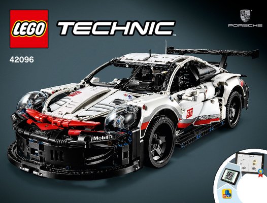 Building Instructions - LEGO - 42096 - Porsche 911 RSR: Page 1