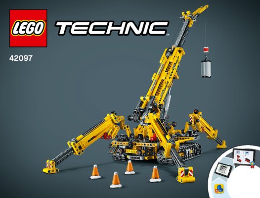 Building Instructions - LEGO - 42097 - Compact Crawler Crane: Page 1