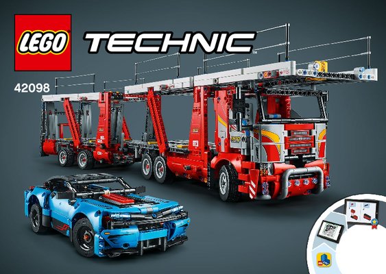 Building Instructions - LEGO - 42098 - Car Transporter: Page 1