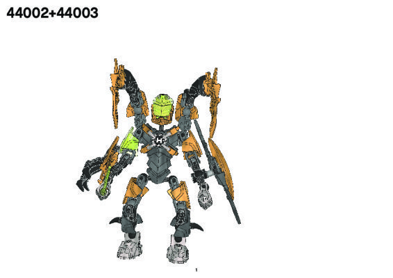 Building Instructions - LEGO - 44002 - ROCKA: Page 1